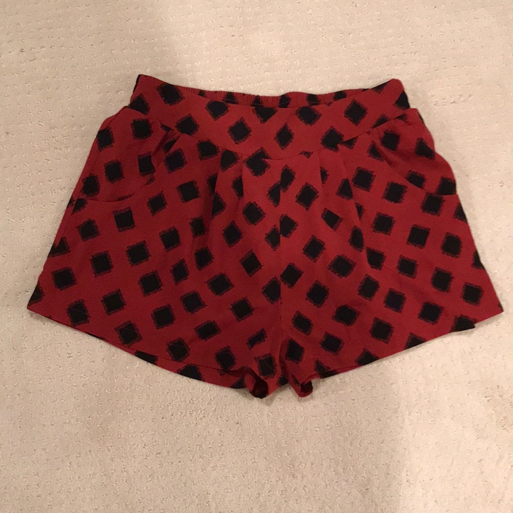 Funky burnt orange shorts